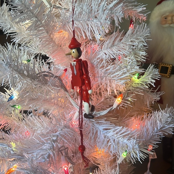 ❤️Rare Vintage 1964 Pinocchio Solid Wood Christmas Ornament BUY ONE GET ONE FREE - Picture 6 of 7
